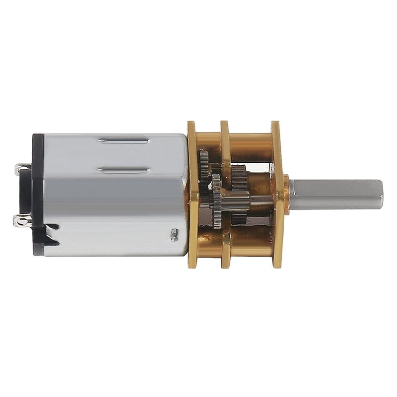 DORHEA 4Pcs DC 12V 1000RPM Gear Motor Full Metal Geared Mini Micro Gear with Gearwheel 1000RPM N20 Speed Reduction Motor for DIY RC Toys Robort Smart Car Motor - Image 4